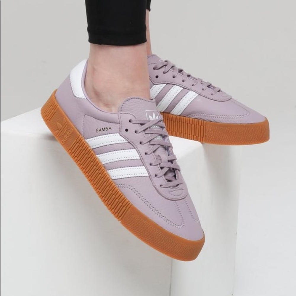 🦄 Adidas Samba Rose Sneakers, Lilac, sz 6.5
